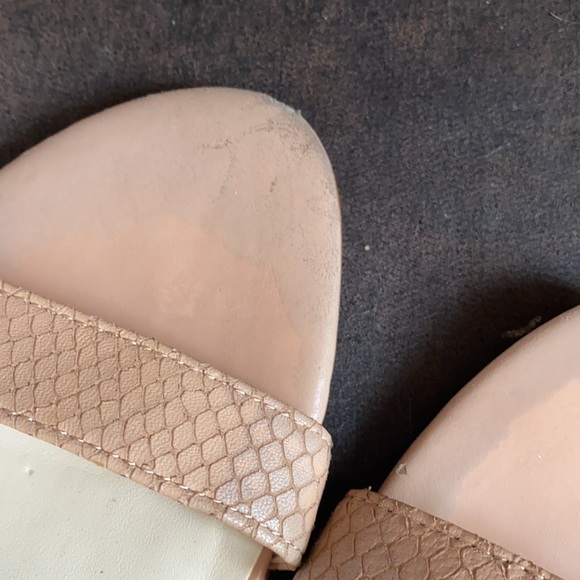Nine West nude wedge sandals - Picture 11 of 16